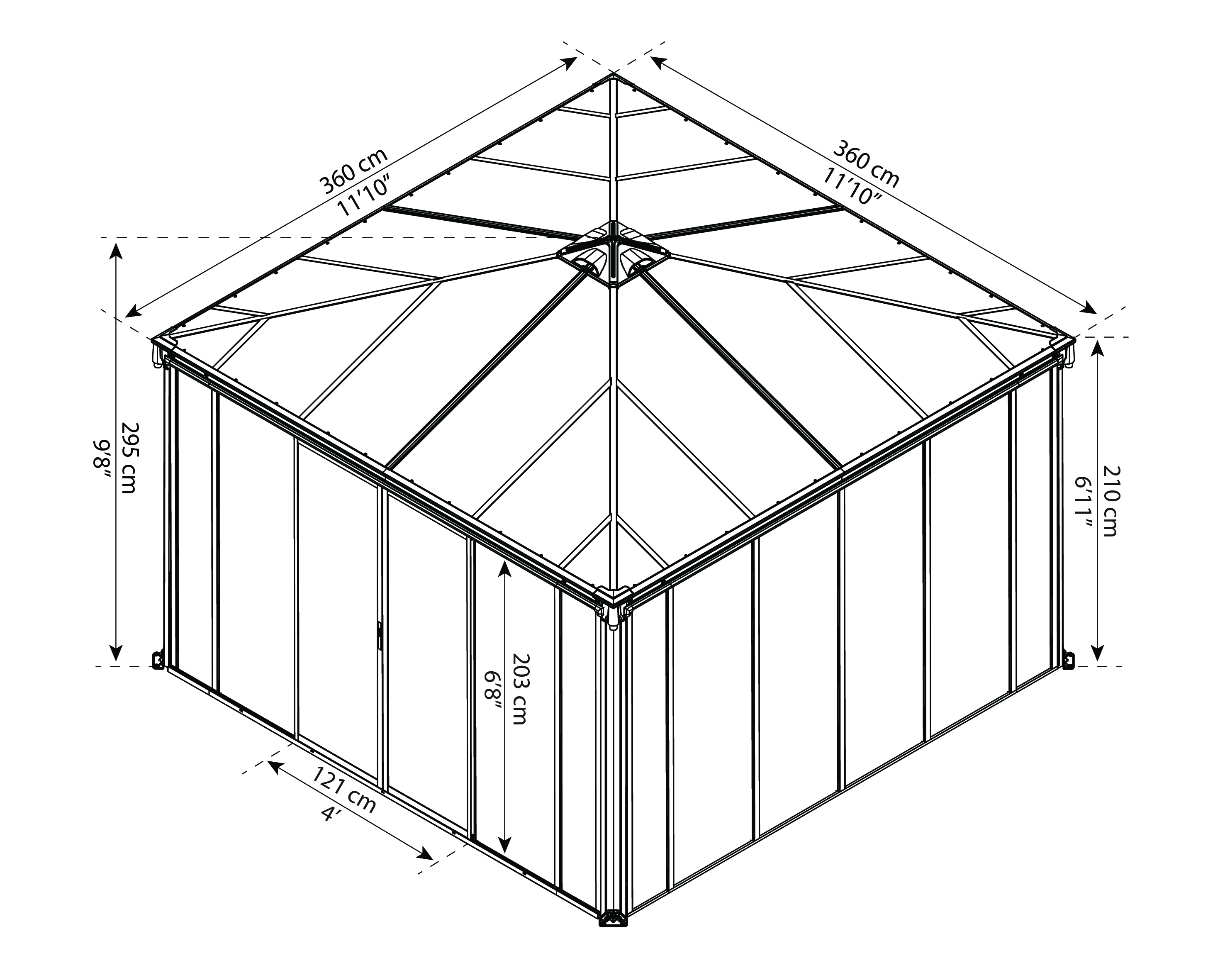 Ledro 3600 dimensions