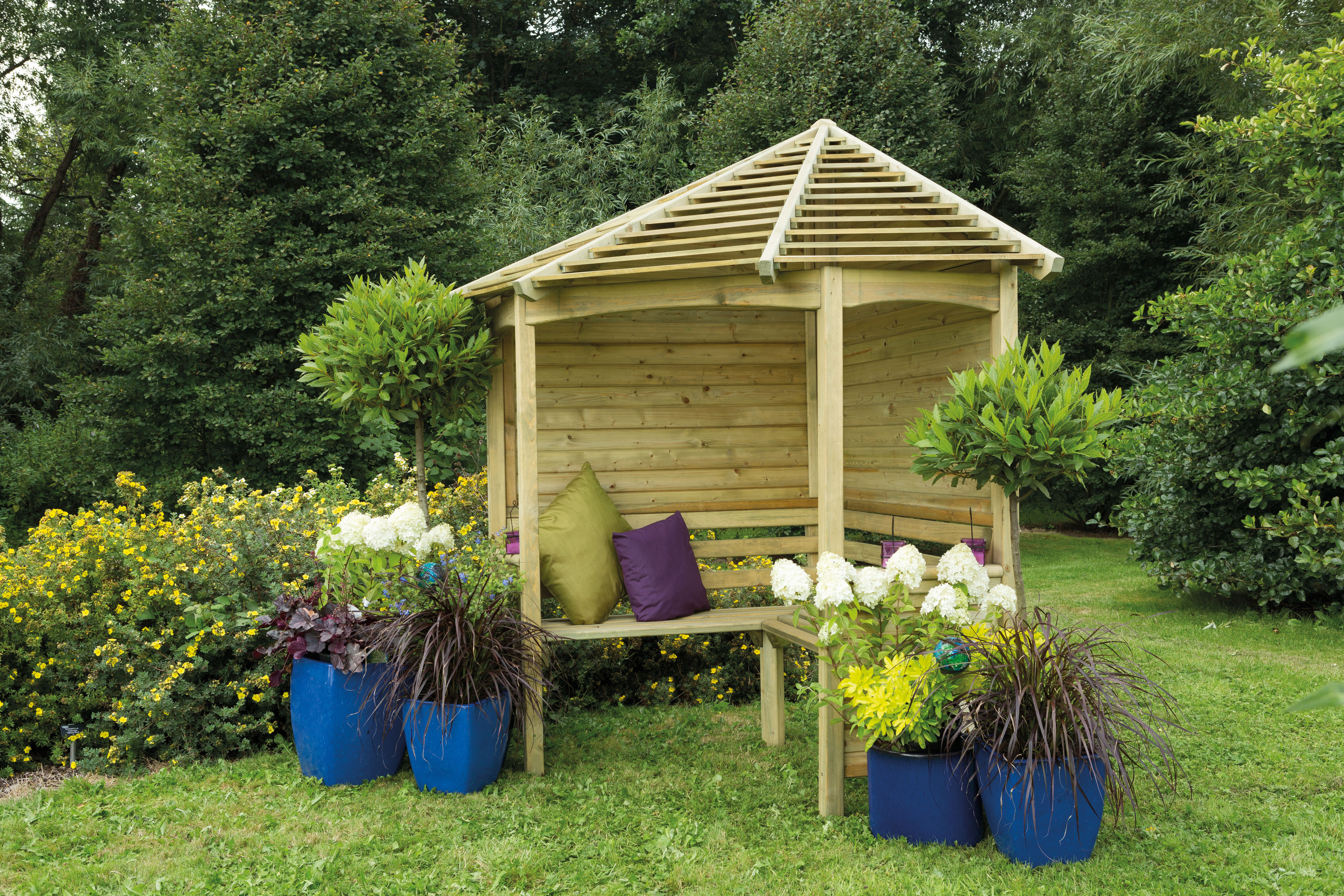 Forest Garden Venetian Corner Arbour