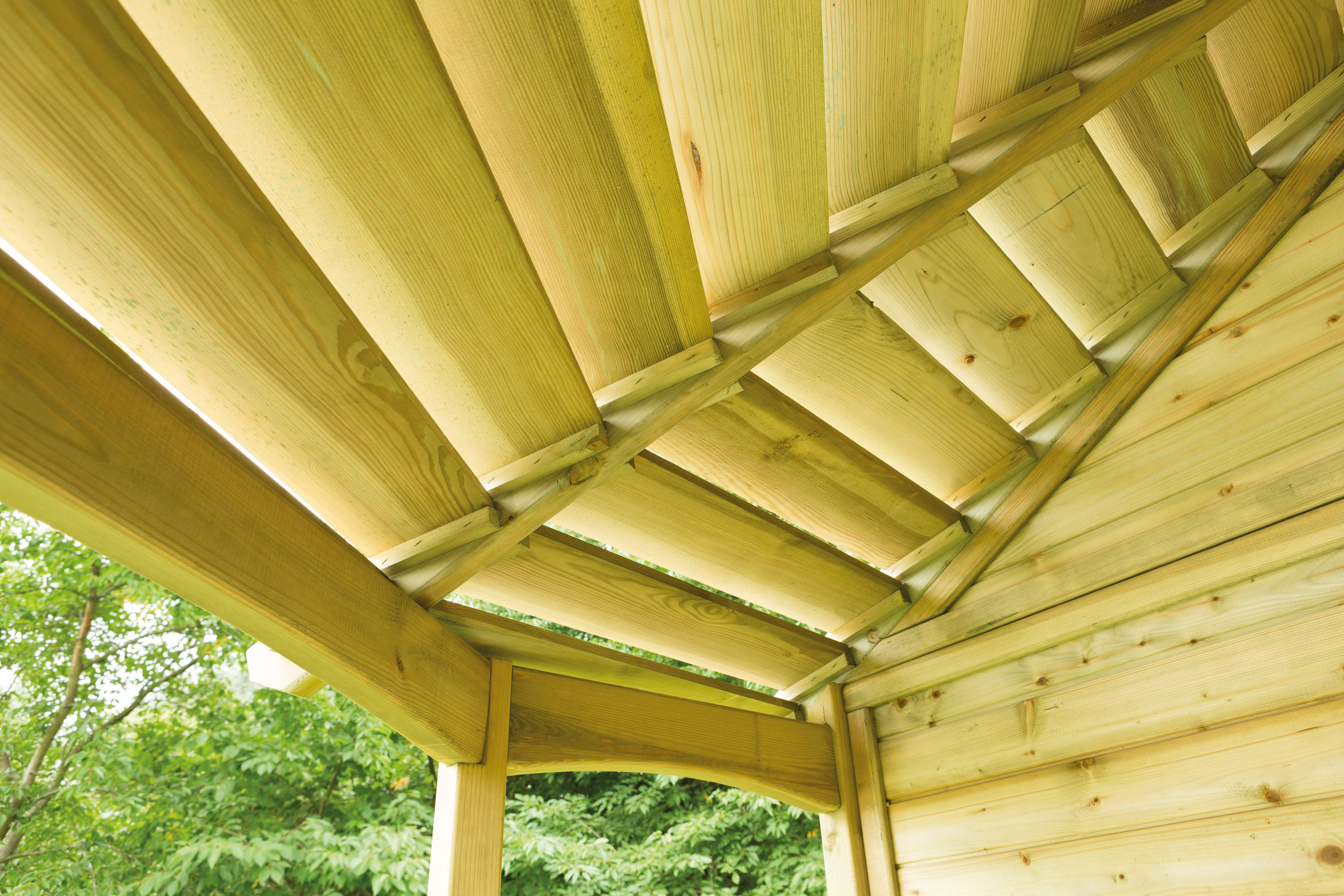 roof detail Venetian Corner Arbour