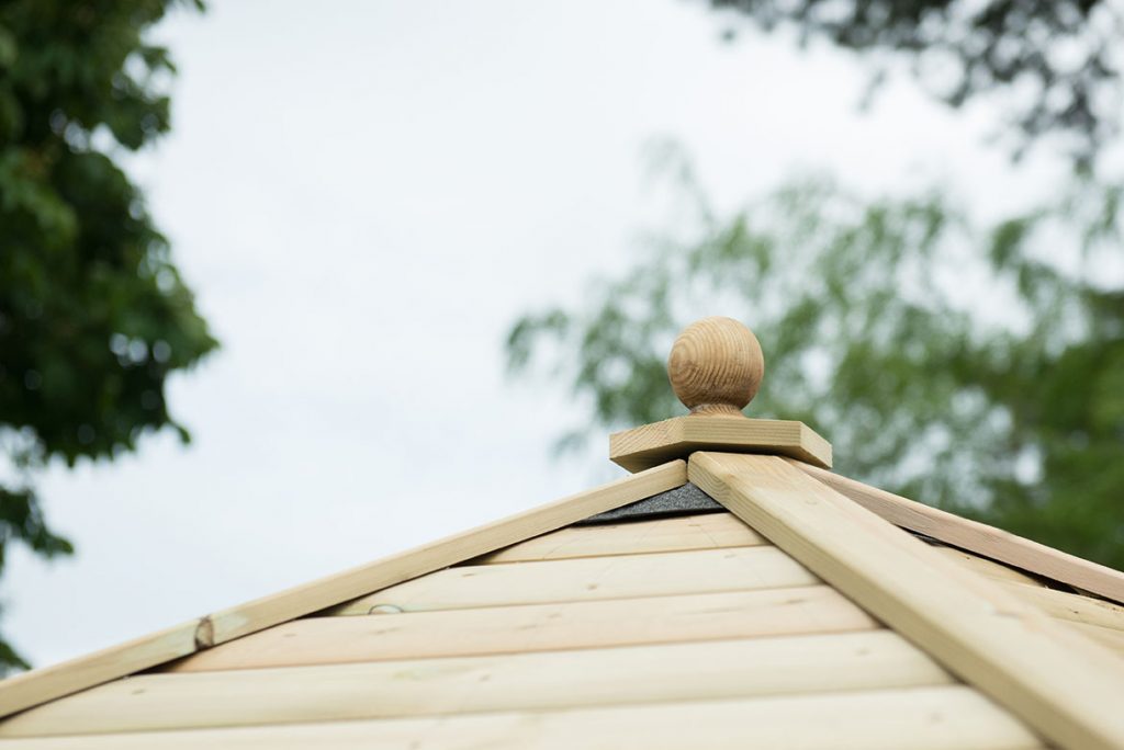 3.5m Square Wooden canopy