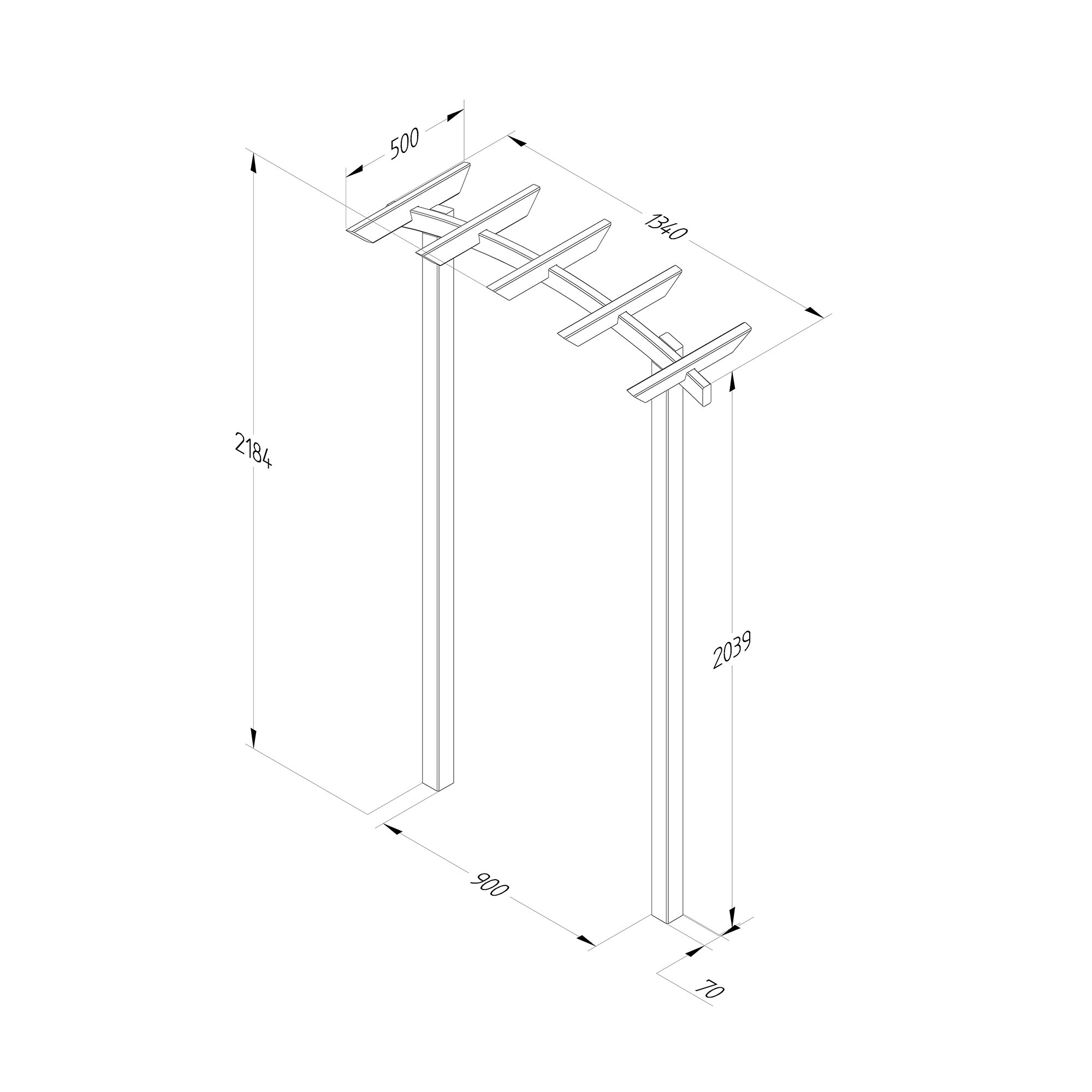 Classic dome top arch measurements