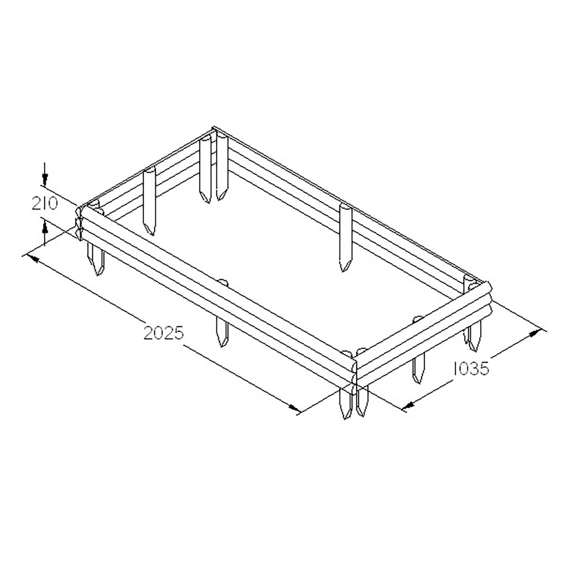 Bed builder pack measurements