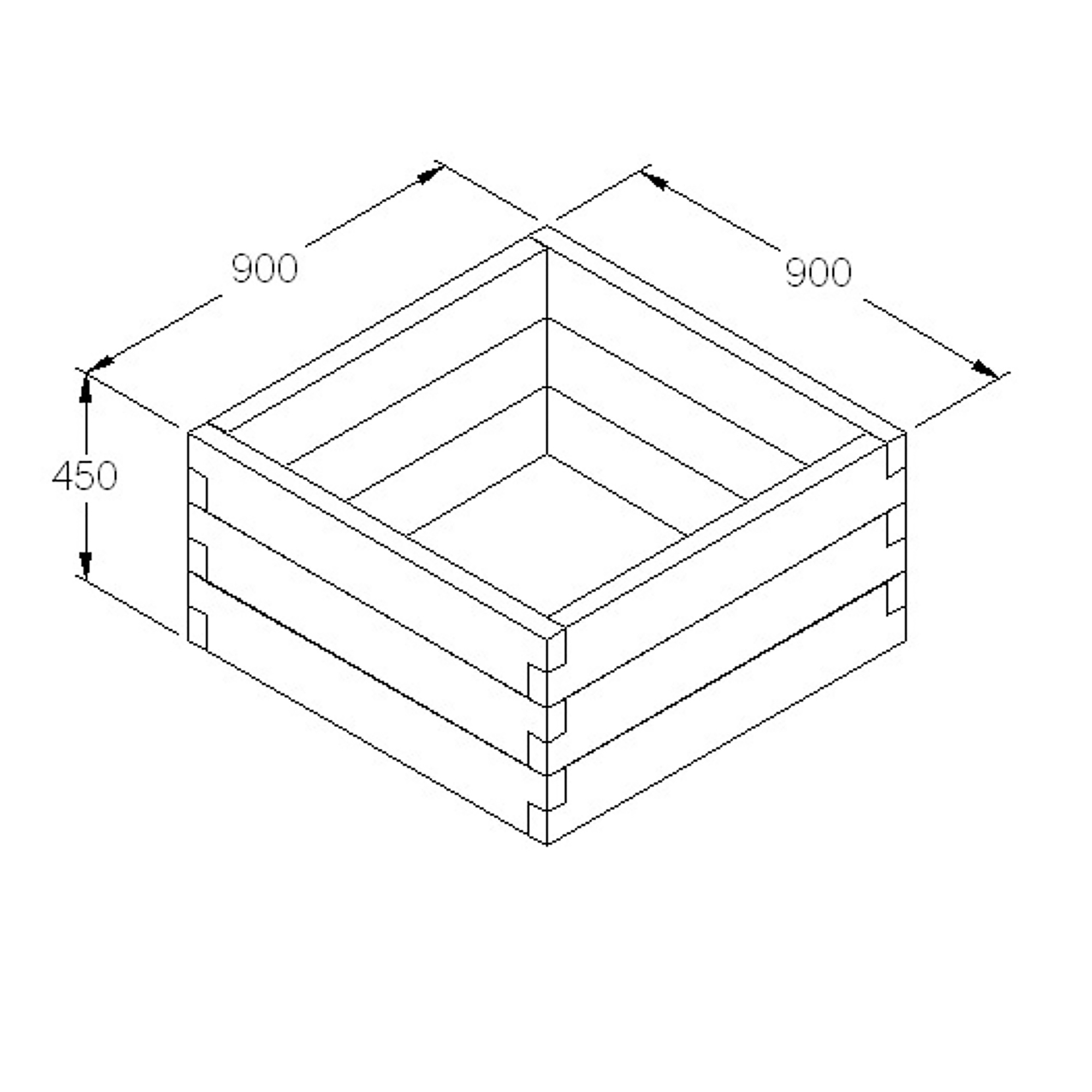 Caledonian Square bed measurements0