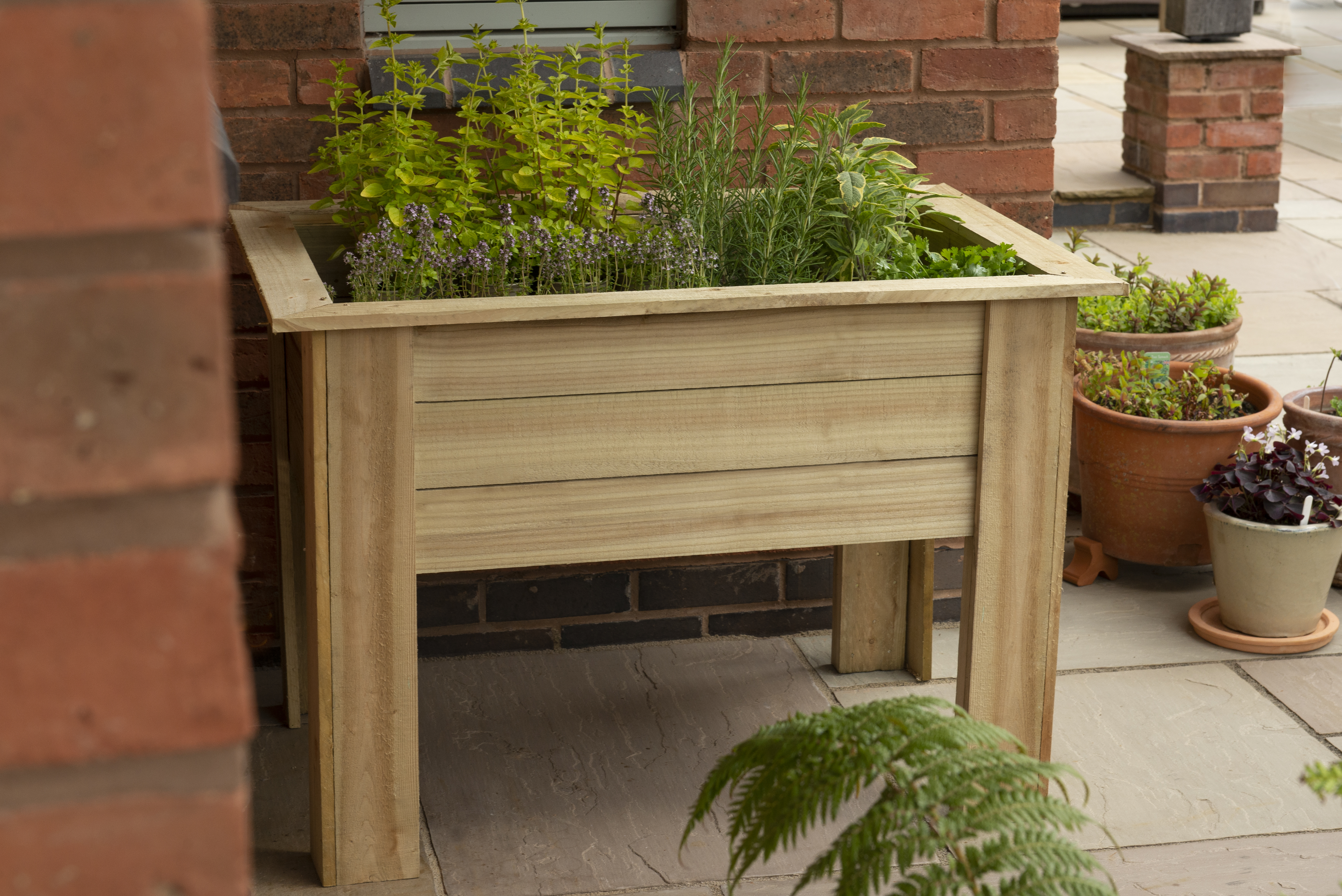 Forest gardens Kitchen Garden Planter 1m 