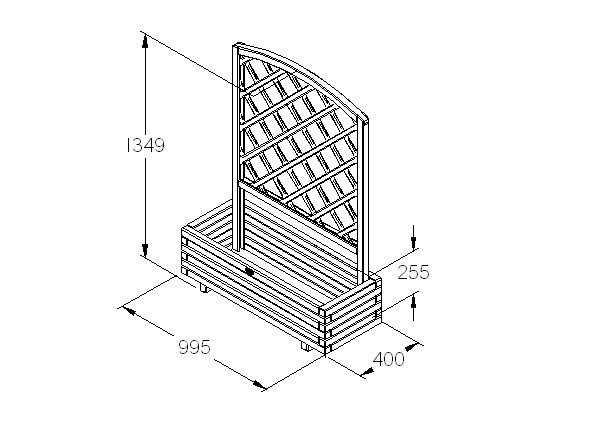 Toulouse Planter measurements