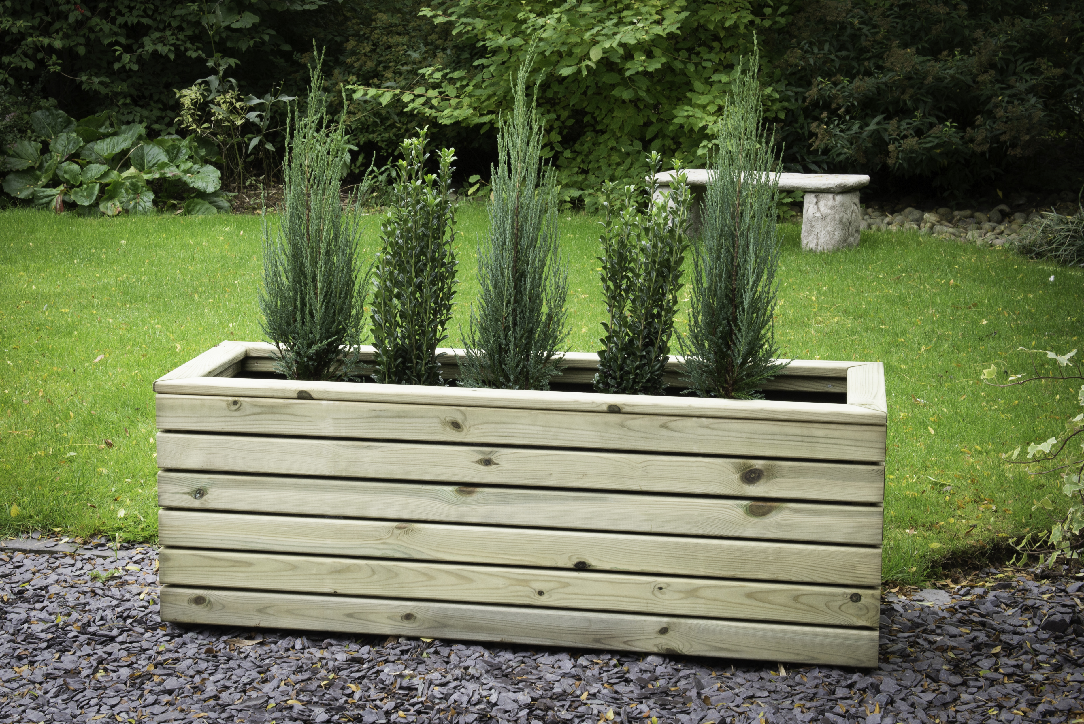 Linear Planter Long no wheels by Blackwood Outdoor living