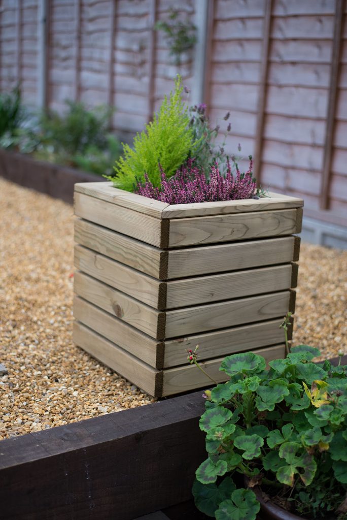 Linear Planter square by Blackwood Outdoor living