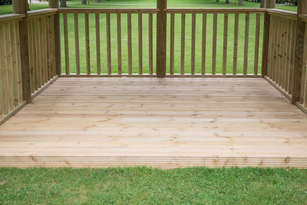 3.5 Wooden Gazebo with cedar roof the base