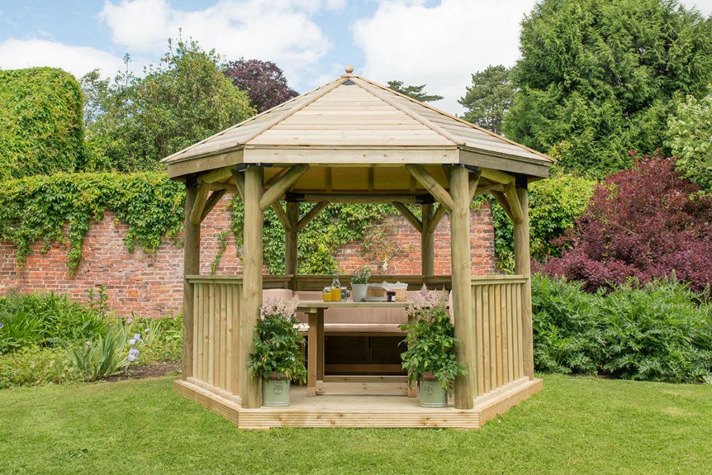 3.6m gazebo cream