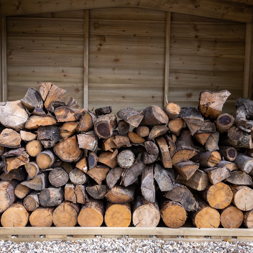 Forest Garden log store