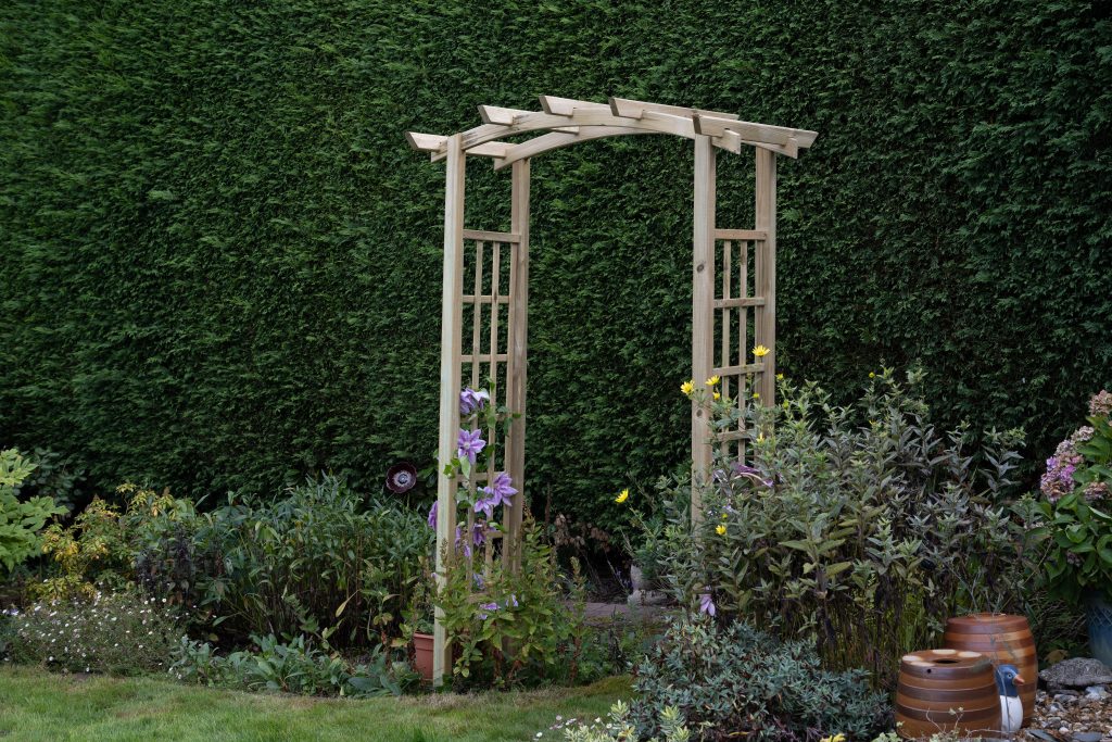 classic arch for a garden